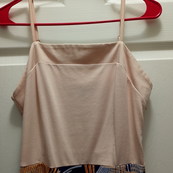 Pink and Blue Patterned Dress - Picture 3 of 6